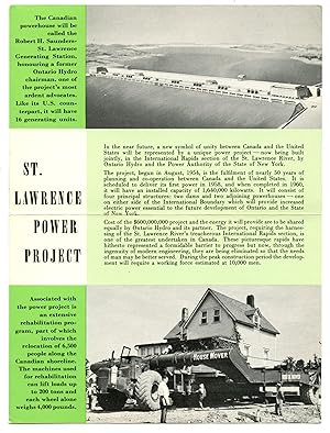 St. Lawrence Power Project postcard