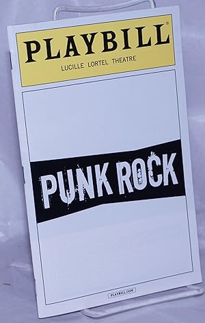 Playbill: Lucille Lortel Theatre; Punk Rock November 2014