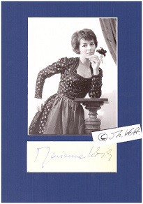 MARIANNE KOCH (1931) Dr.med. , deutsche Schauspielerin und Ärztin