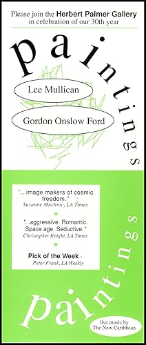Gordon Onslow-Ford: Herbert Palmer Gallery Exhibition Announcements