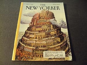 The New Yorker Oct 2 1995 Cover: I Love Babel by Edward Sorel