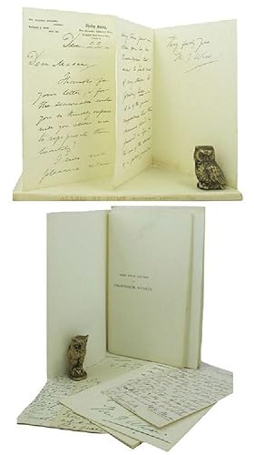 A CORRESPONDENCE BETWEEN THOMAS J. WISE AND MRS. M. BRUCE, with related material