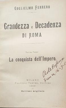 Grandezza e decadenza di Roma. Volume III: da Cesare ad Augusto