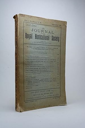 Journal of the Royal Horticultural Society Vol. LV Part 2 September 1930