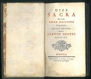 Dies sacra Per loca Sacrae Scripturae Progrediens. Editio secunda.