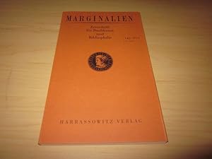 Marginalien. Zeitschrift für Buchkunst und Bibliophilie. 145. Heft (1, 1997)