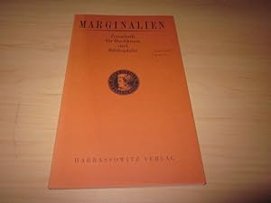 Marginalien. Zeitschrift für Buchkunst und Bibliophilie. 159. Heft (3, 2000)