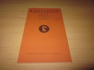 Marginalien. Zeitschrift für Buchkunst und Bibliophilie. 148. Heft (4, 1997)