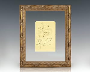 Franz Kline "The Boy Friend" Original Signed Sketch.