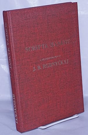 Scripta Manent. A Bio-Bibliography of J. B. Rudnyckyj