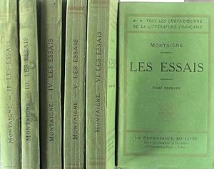 Essais. Edition en 6 volumes. Vers 1930.