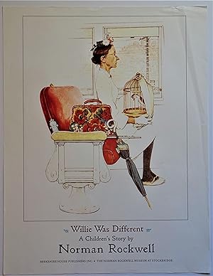 Willie Was Different; A Children's Story (Publisher's Promotional Poster)