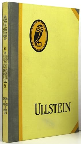 Der Verlag Ullstein zum Welt-Reklame-Kongress Berlin 1929.