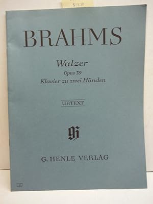 Walzer Op.39 - Klavier zu zwei Handen