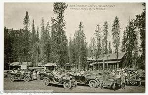 [Postcard] "Pahaska Teepe," Buffalo Bill's Log Hotel in the Rockies Near Yellowstone Circa 1920