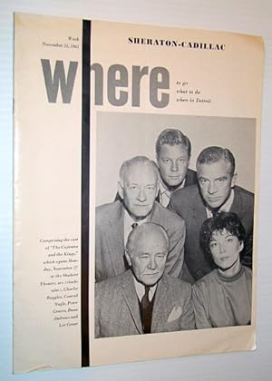 Where Magazine: Where to go, What to do, When in Detroit, Week of November 25, 1961