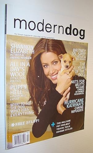 Modern Dog Magazine Winter 2005 / 2006 - Shannon Elizabeth Cover Photo