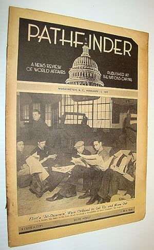 Pathfinder Magazine - A Weekly News Review of World Affairs, February 13, 1937 - Cover Photo of "...
