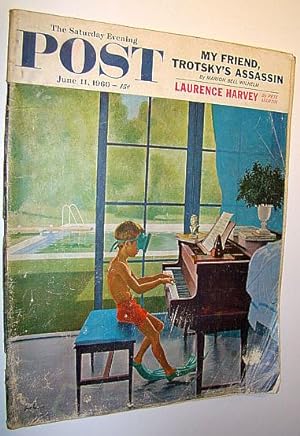 The Saturday Evening Post, June 11, 1960 - My Friend, Trotsky's Assassin / Actor Laurence Harvey