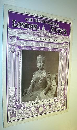 The Illustrated London News (ILN) Magazine, 4 April 1953 - Queen Mary in Memoriam