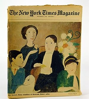 The New York Times Magazine, December (Dec.) 1, 1968 - The Gertrude Stein Salon Was the First Mus...