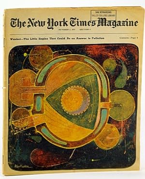 The New York Times Magazine, October (Oct.) 3, 1971 - The Wankel (Rotary) Engine