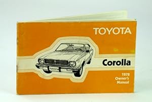 Toyota Corolla 1978 Owner's Manual