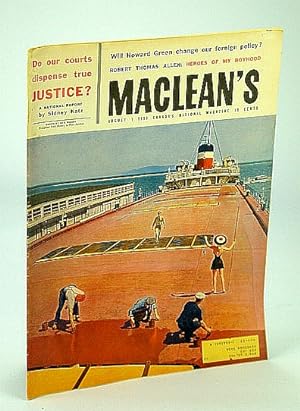 Maclean's - Canada's National Magazine, 1 August (Aug.) 1959 - I Survived the Sinking of the Lusi...