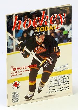 Hockey Today Magazine, 1992-92 Edition: Signed Trevor Linden Cover Photo