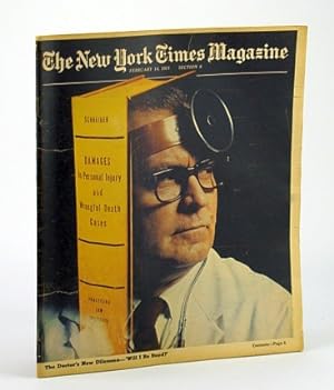 The New York Times Magazine, February (Feb.) 14, 1971 - Indira Gandhi / Malpractice Suits