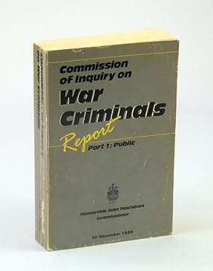Commission of Inquiry on War Criminals Report, Part 1 (One): Public, 30 December 1986