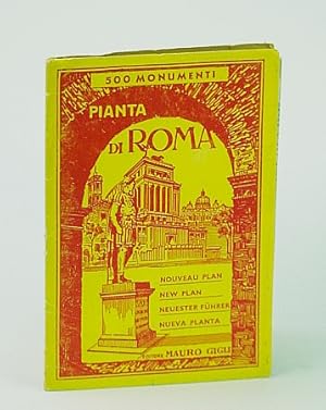 Pianta Panoramica Di Roma - Con Circa 500 Monumenti (Panoramic Map of Rome with 500 Monuments ind...