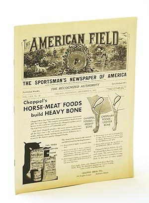 The American Field - The Sportsman's Newspaper [Magazine] of America, December [Dec.) 9, 1933, Vo...