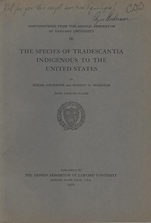 The Species of Tradescantia Indigenous to the United States [C.D. Darlington's copy]