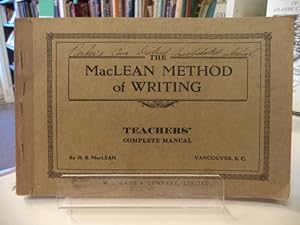 The MacLean Method Of Writing: Teachers' Complete Manual, Combined Movement