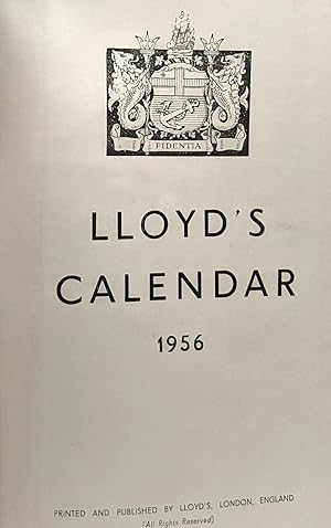Lloyd's calendar 1956