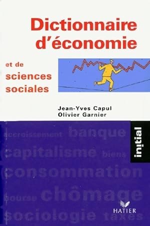 Dictionnaire d'?conomie et de sciences sociales - Collectif