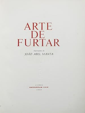 ARTE DE FURTAR. [ESTÚDIOS COR - 1969]