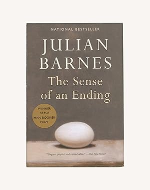 The Sense of an Ending, Man Booker Prize Novel by Julian Barnes, Issued by Vintage International ...
