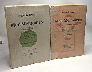Mes mémoires - tome un a quatre - 1927/1928 - 1928/1929 - 1929 - 1930 - préface de Maeterlinck Ad...