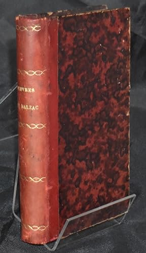 Oeuvres de Balzac. Volume 5. French Text. Memoires de deux jeunes mariees et Gobseck. Fine Binding