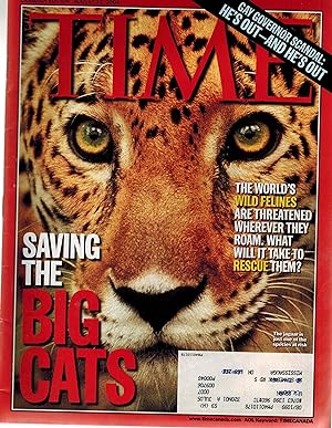 Time Magazine 23 August 2004 Saving the Big Cats - Canadian Edition