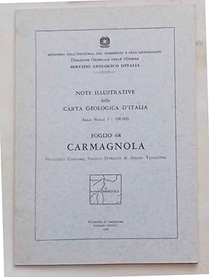 Note illustrative della carta geologica d'Italia. Foglio 68. Carmagnola.