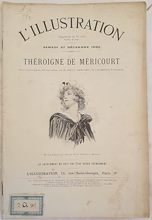 L'ILLUSTRATION SUPPLEMENT AU N. 3122 SAMEDI 27 DECEMBRE 1902 THEROIGNE DE MERICOURT,