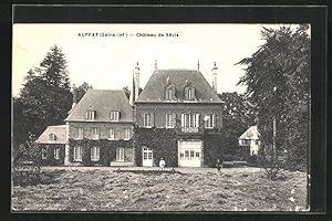 Carte postale Auffay, Chateau de Sévis