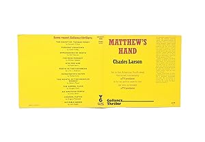 Mathew's Hand Dust Jacket Only