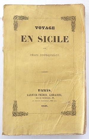 Voyage en Sicile par Félix Bourquelot.