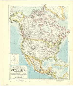 Statistical Map of North America. Scale 340 Miles to the Inch.