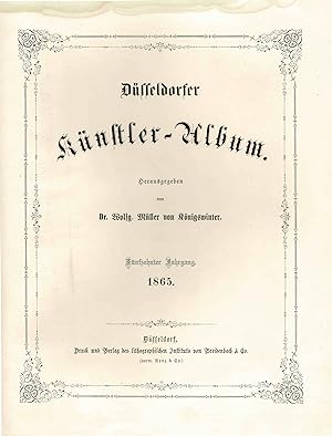 Düsseldorfer Künstler-Album (Vollständige Ausgabe 15. Jahrgang 1865)
