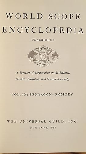 World Scope Encyclopedia Vol IX Pentagon-Romney A Treasury of Information on the Sciences, the Ar...